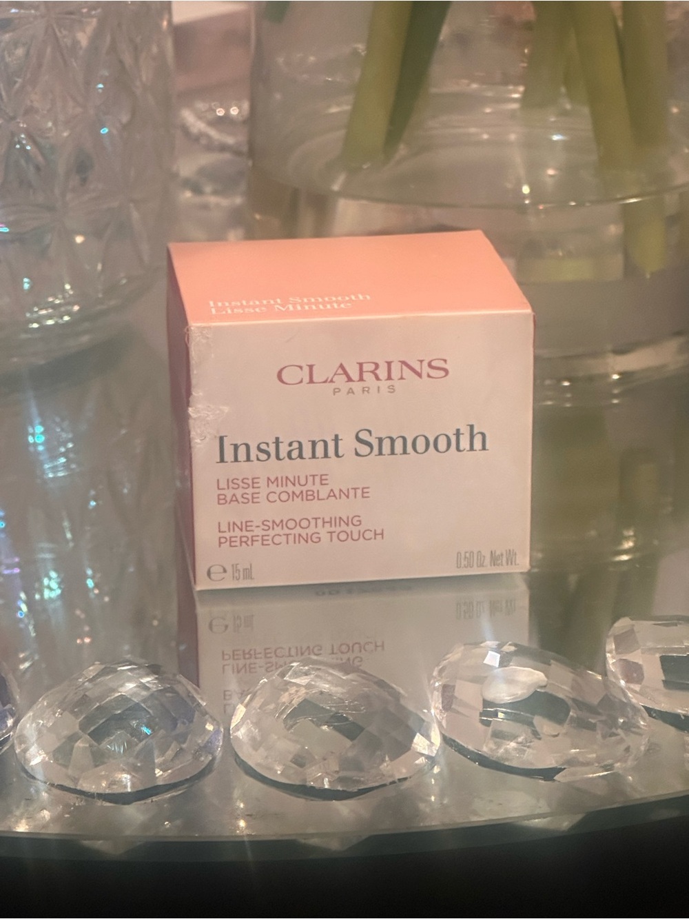 Clarins Instant Smooth Line-Smoothing Perfecting Touch Primer 15ml NEW Clean B